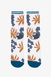 Antler Flower Sheer Sock