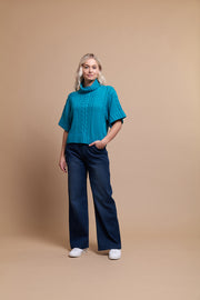 Memo Wide Leg Jean with High Rise TP13953