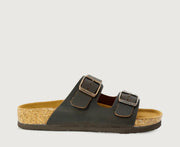 Moana Road Hīkoi Sandals In Brown Leather 387 PICK UP ONLY