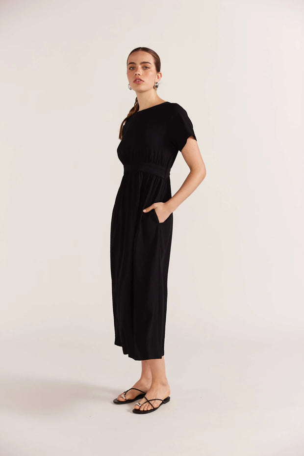 Staple the Label Valerie Midi Dress in Black 2402455