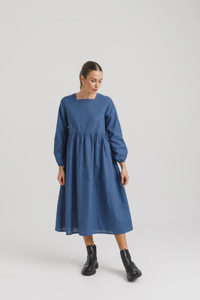 Thing Thing Nellie Dress - Night Blue 8510 02
