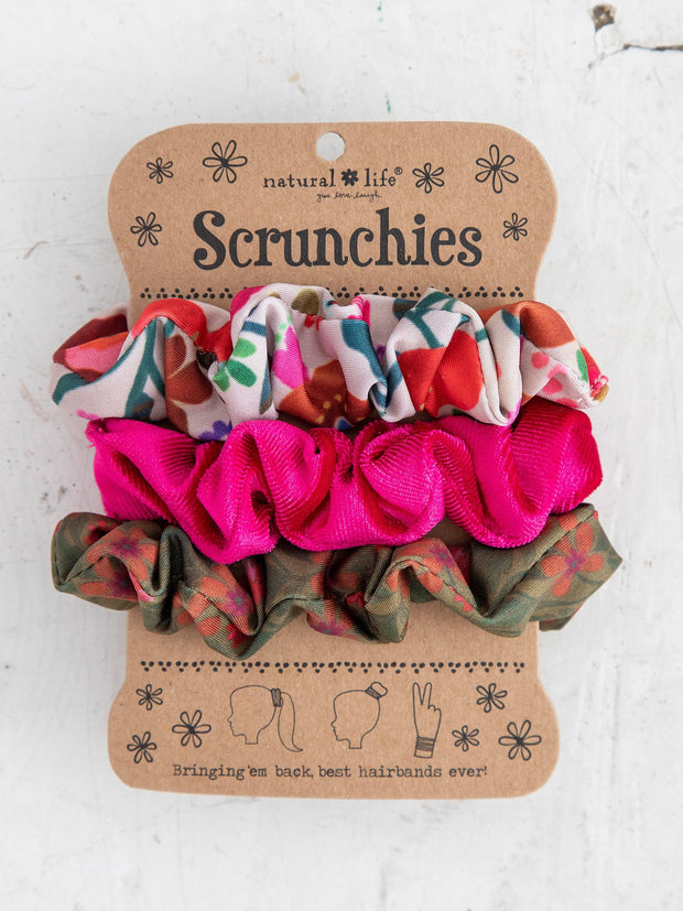 Natural Life set of 3 Scrunchies 497 / 498