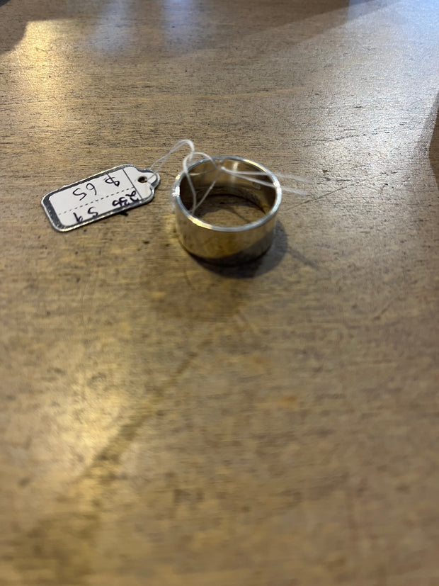 Some Ring Sterling Silver 10mm Band 235