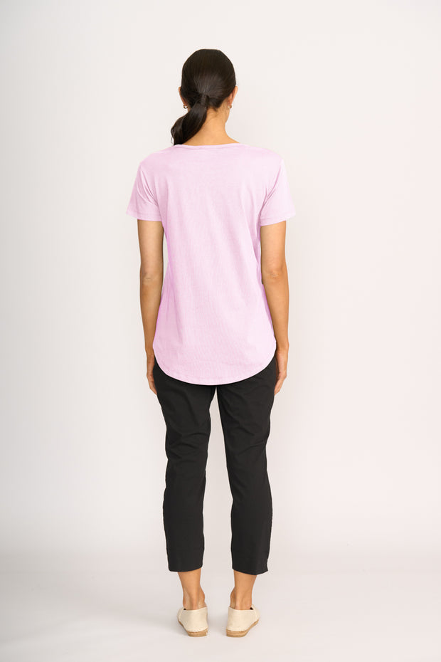 Esplanade Everyday V Neck Tee in Organic Cotton TP11430