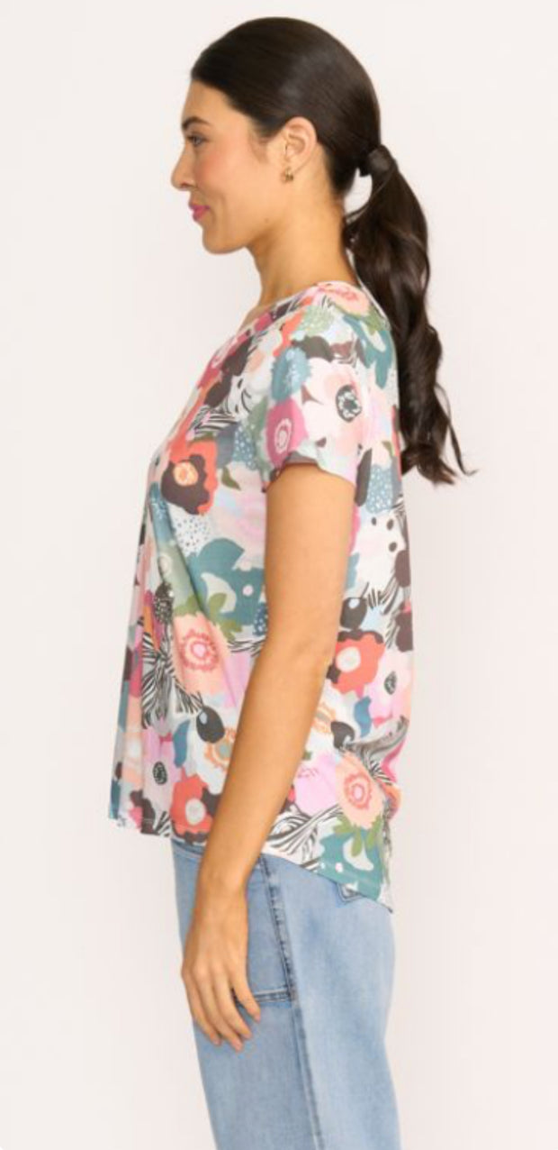 Preen Bow-tiful Floral Round Neck Tee TP11321a
