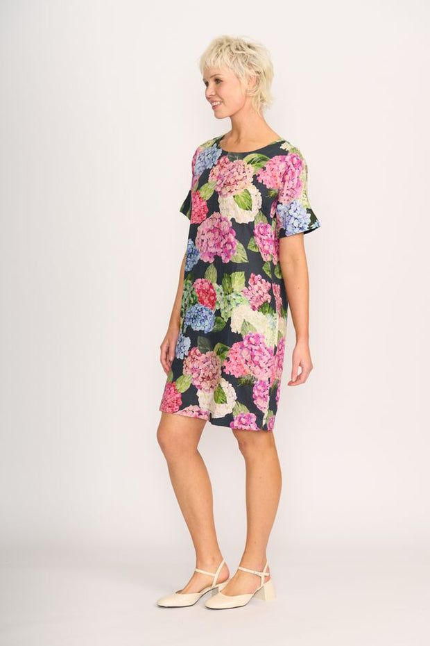 Preen Hydrangea Linen Shift Dress TP14561