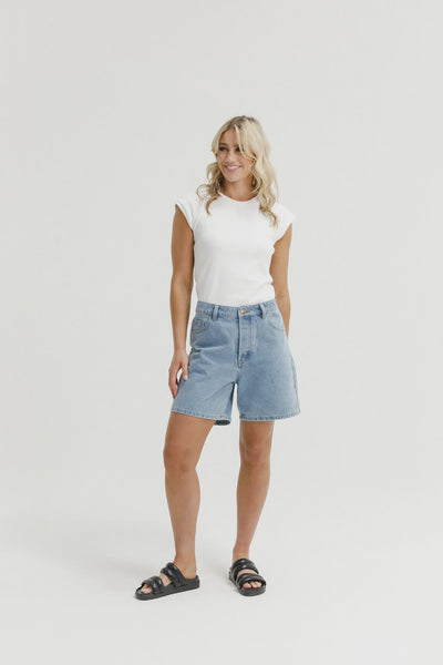 Homelee Oliver Shorts Stonewash 714 01