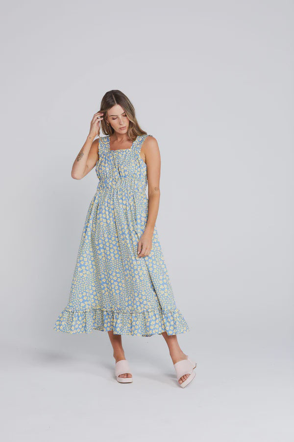 Thing Thing Laramie Dress in Sky Garden 8576 02