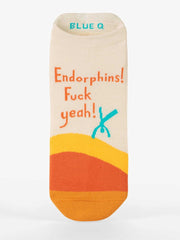 Blue Q Sneaker Socks Endorphins F@#$ 308
