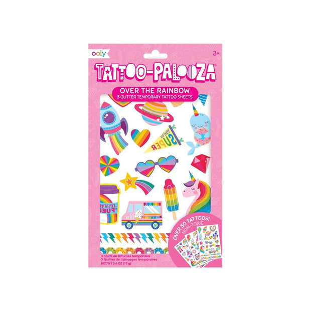 Tattoo Palooza Temporary Tattoo - Over the Rainbow