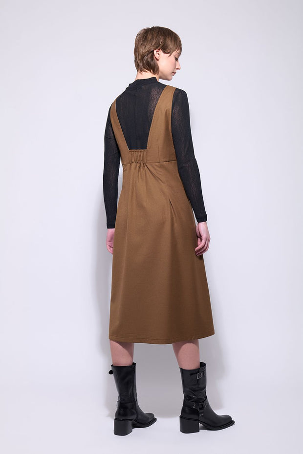 Neris Hepburn Pinafore in Antique 2743