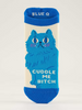 Blue Q Sneaker Socks Cuddle Me 329