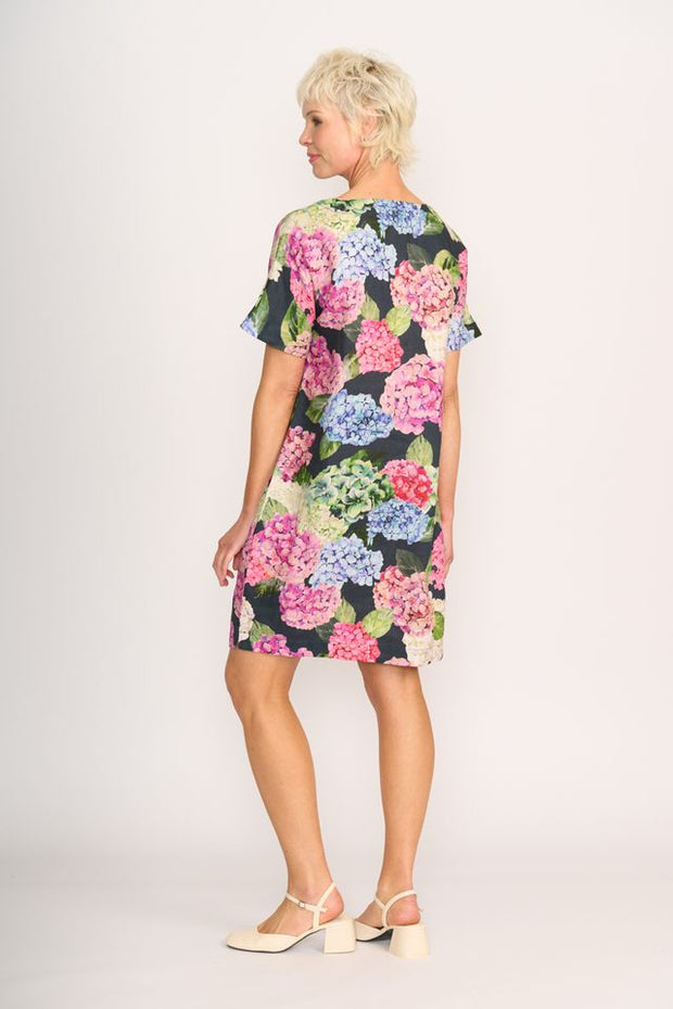 Preen Hydrangea Linen Shift Dress TP14561