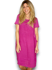 Helga May Plain Jungle Dress Plum