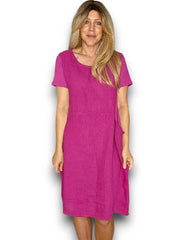 Helga May Plain Jungle Dress Plum