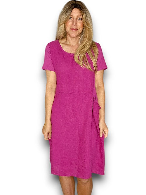 Helga May Plain Jungle Dress Plum