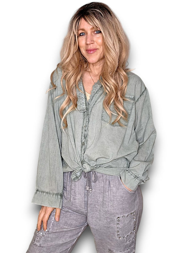 Helga May Cotton Dylan Shirt