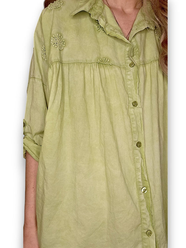 Helga May Pearl Lace Shirt