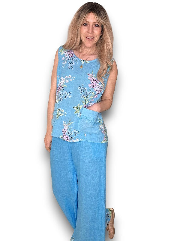 Helga May Rosie Linen Tank Top