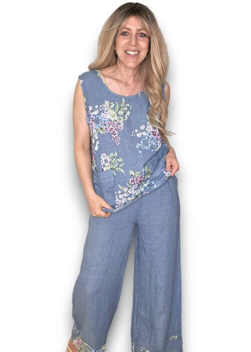 Helga May Rosie Linen Tank Top