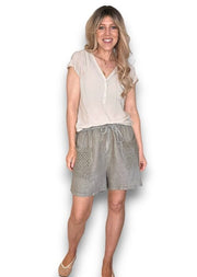Helga May Linen Honfleur Plain Shorts