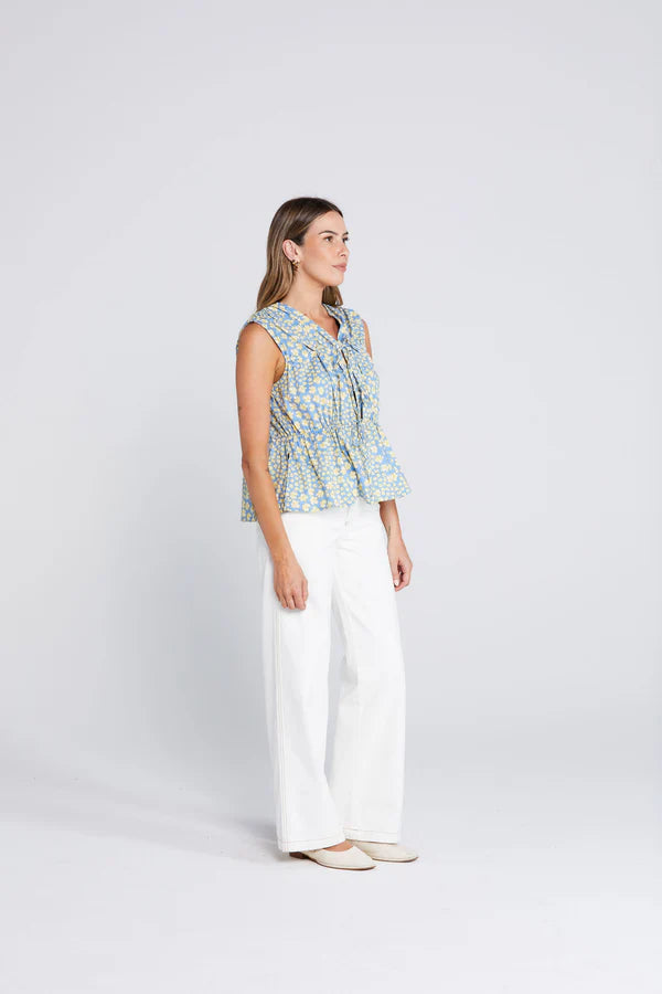 Thing Thing Belle Tie Top - Sky Garden 2397 04