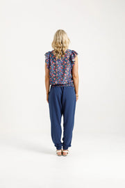 Homelee Billie Pants in Indigo Blue 918