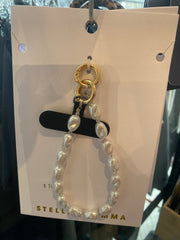 Stella and Gemma Keychain Phone Wrist Strap Pearls 787