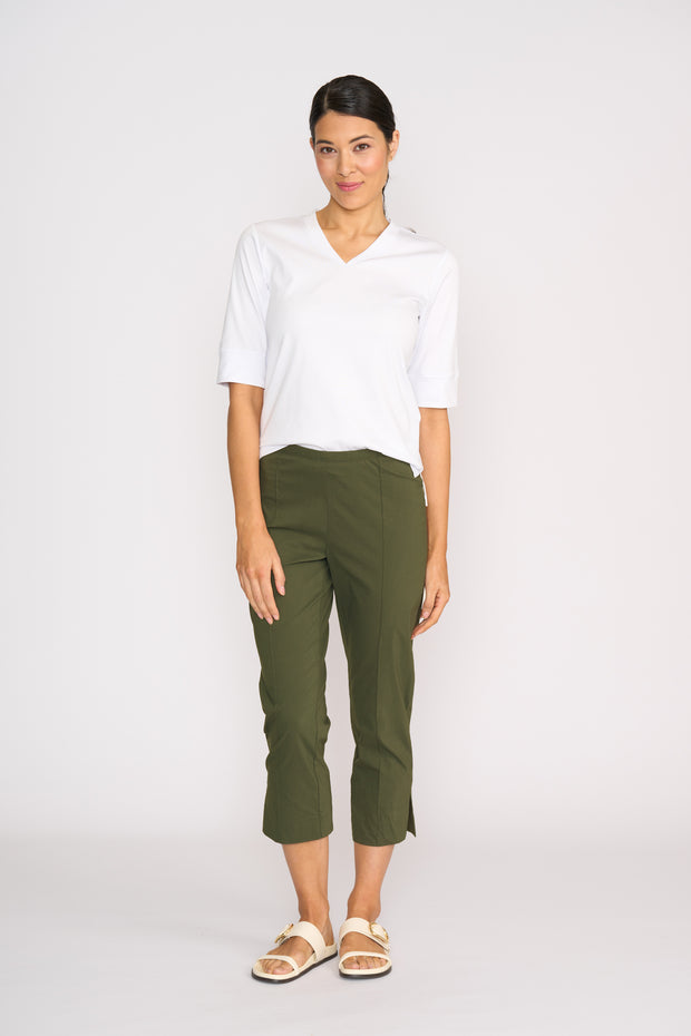 Esplanade Slim V Neck Top TP14617