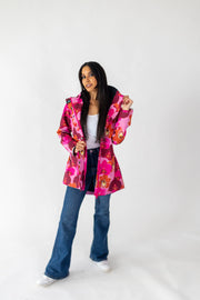 Scribbler Orquidea Mesh-Lined Parka Raincoat sw25-045