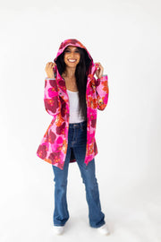 Scribbler Orquidea Mesh-Lined Parka Raincoat sw25-045