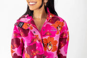 Scribbler Orquidea Mesh-Lined Parka Raincoat sw25-045