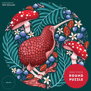 Catherine Marion - Kooky Kiwi 1000 Pce - Round Puzzle