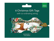 Museums & Galleries - 6 Pkt - Christmas Gift Tags