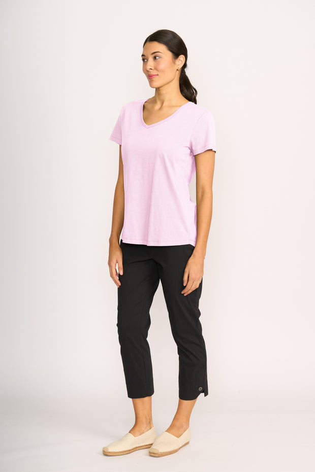 Esplanade Everyday V Neck Tee in Organic Cotton TP11430