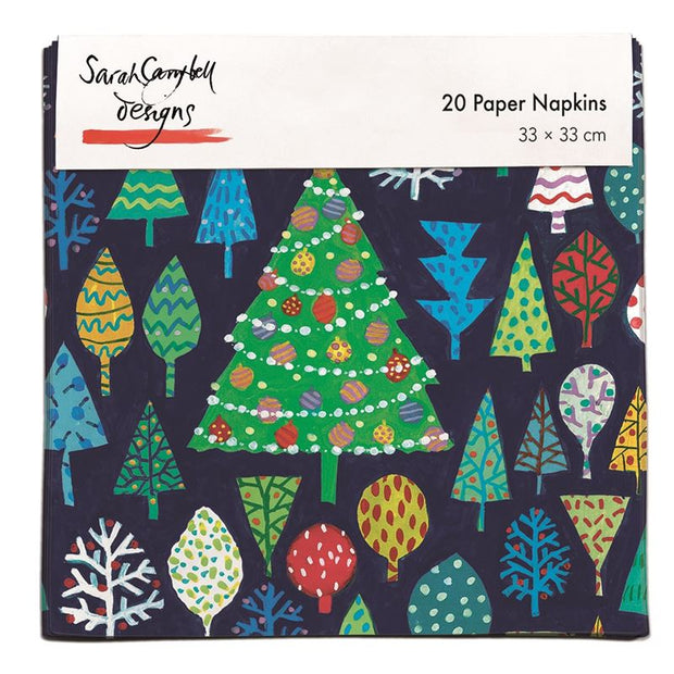 Museums and Galleries Christmas Paper Napkins