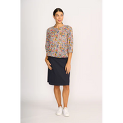 Esplanade Classic Pull On Skirt True Navy TP14036