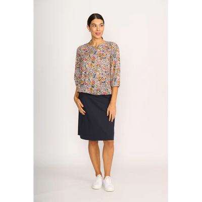 Esplanade Classic Pull On Skirt True Navy TP14036