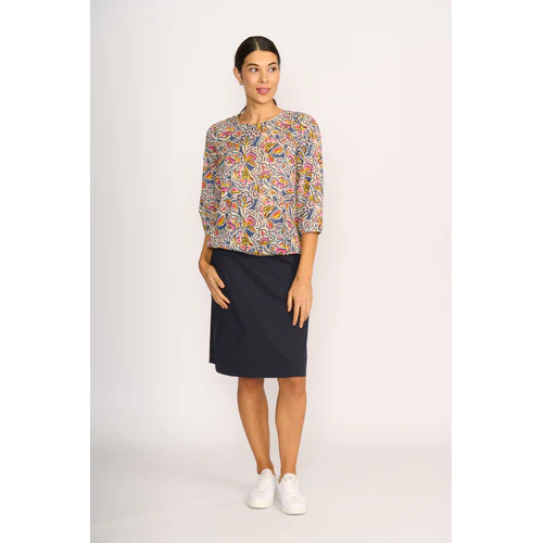 Esplanade Classic Pull On Skirt True Navy TP14036