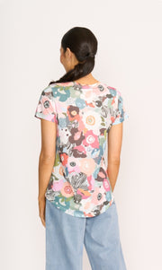 Preen Bow-tiful Floral Round Neck Tee TP11321a