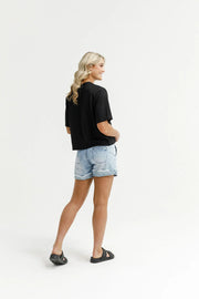 Home Lee Becky Tee Black