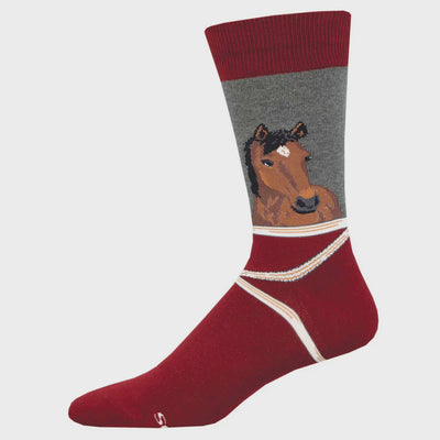 Socksmith Hey Neigh-bor Men's / Large Unisex Horse Socks 3051