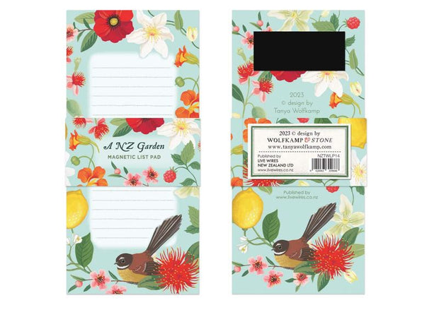 Wolfkamp & Stone - A New Zealand Garden 14 - Magnetic List Pad