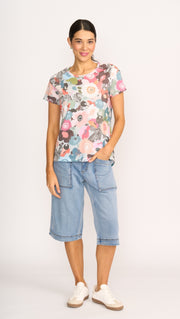 Preen Bow-tiful Floral Round Neck Tee TP11321a