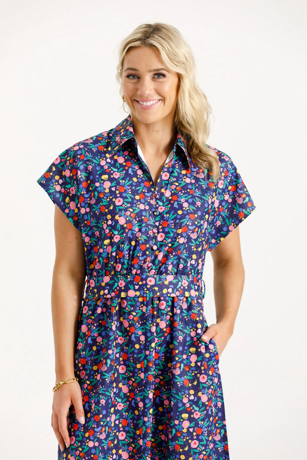 Homelee Ella Dress - Spring Blossoms 895 02