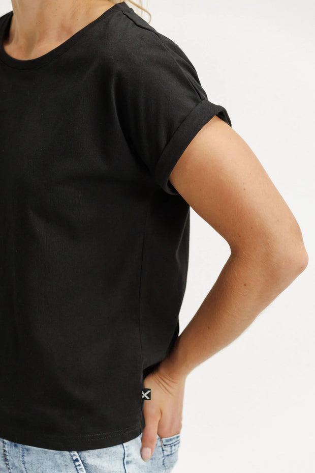 Home Lee Jackie Tee Black