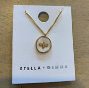 Stella and Gemma Gold Jewelled Necklace