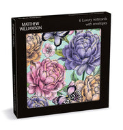 Museums & Galleries - English Garden Matthew Williamson 6 Pkt - Sq Luxury Notecard Wallet 107