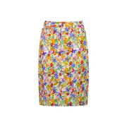 Vassalli 372AV Bloom Printed Lightweight Skirt With Centre Back Vent