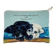 Little Dog Laughed Zip Pouch / Purse